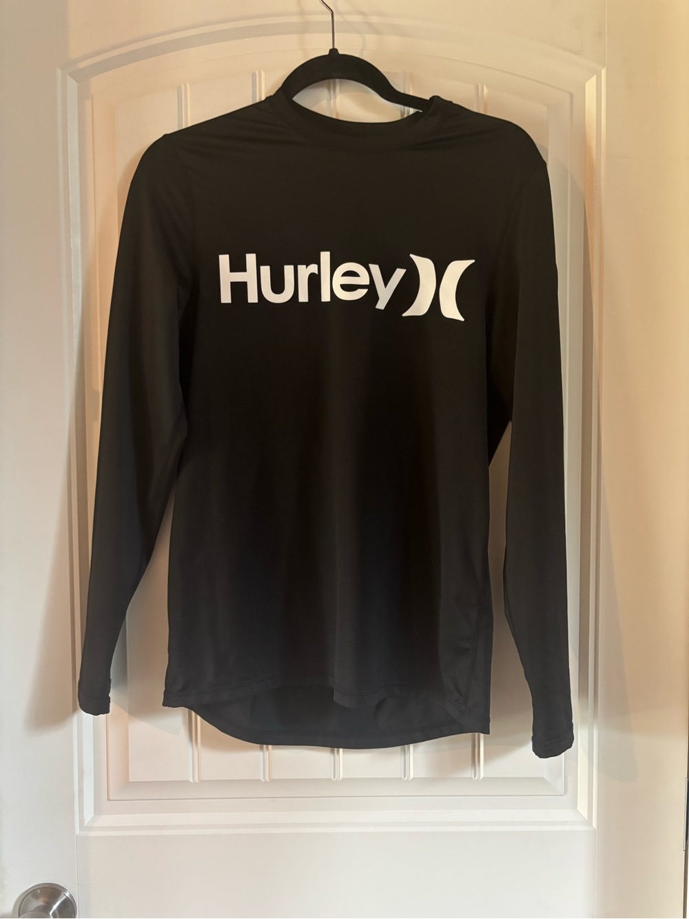 Hurley Black Long Sleeve Logo Performance Shirt